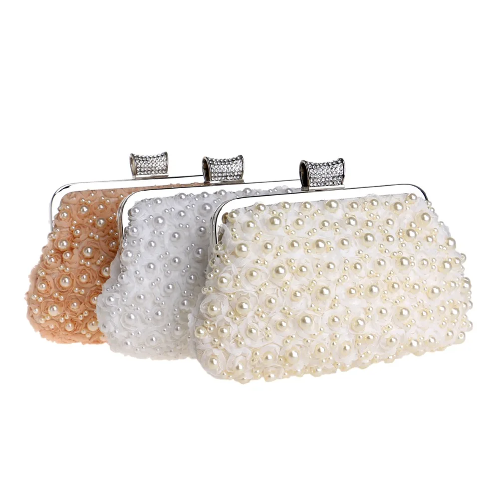 Preise YINGMI Abendtaschen Frauen Handtaschen Abend Handtaschen Hochzeit Braut Handtasche Perle Perlen Spitze Stieg Mode Strass Taschen