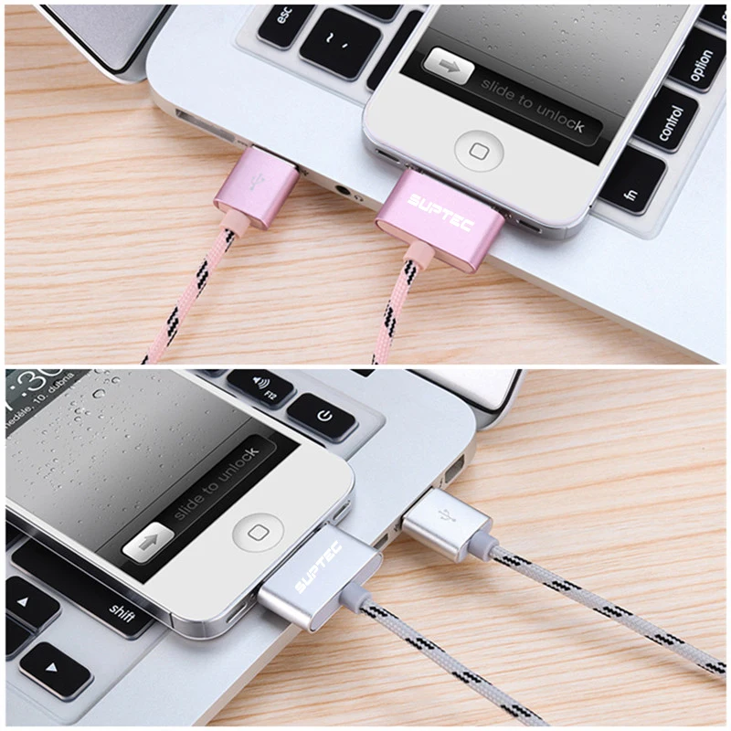 SUPTEC USB кабель для быстрой зарядки для iphone 4 s 4s 3g S 3g iPad 1 2 3 iPod Nano itouch 30 Pin зарядное устройство адаптер для синхронизации данных шнур