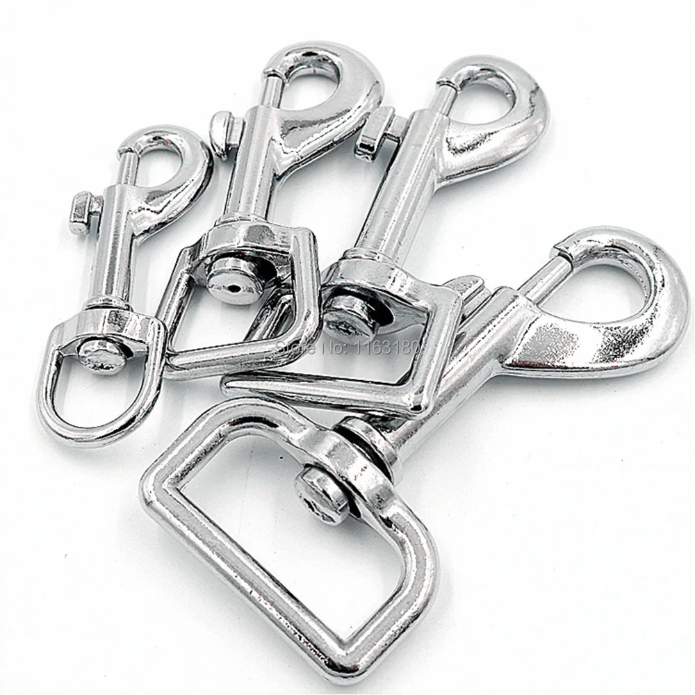 

300 Pcs/Lot DIY Silver Dog Leash Metal Clasps Dog Clasp Metal Hook Hardware Dog clip Hook buckle