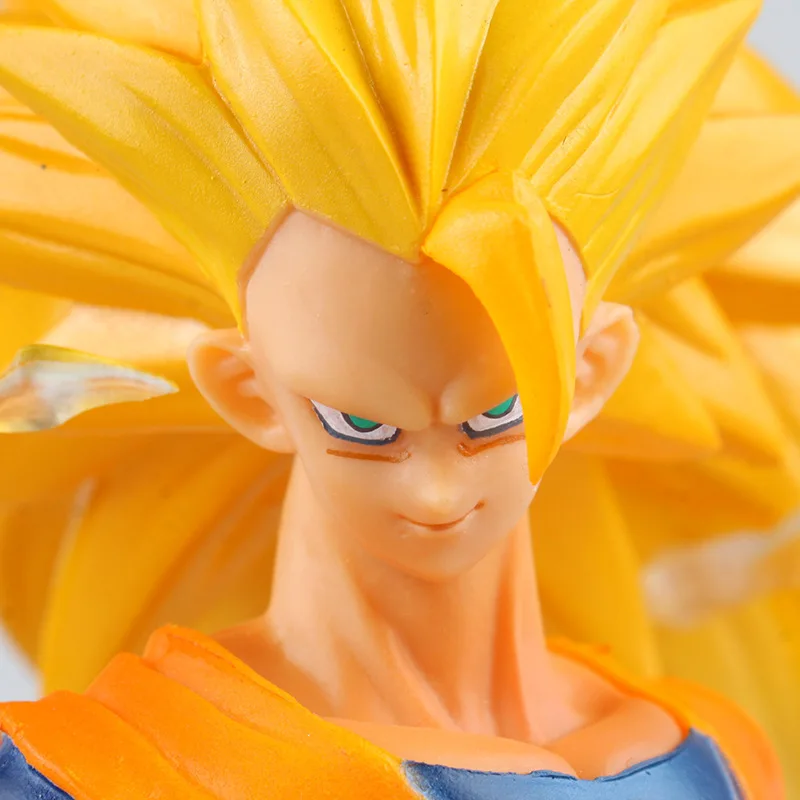 Аниме Жемчуг дракона Супер Saiyan 3 сон Gokou ПВХ фигурка Коллекционная модель игрушки 18 см KT2841