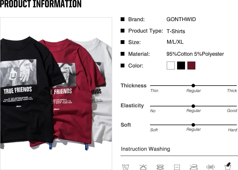 Hands Printed Short Sleeve T Shirts