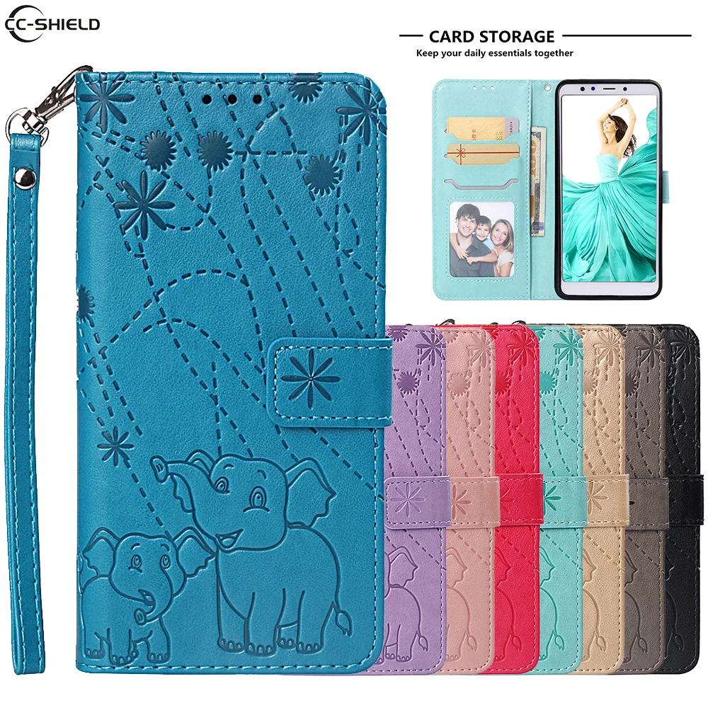 

Flip Case for Xiaomi Redmi 5 Dual Redmi5 Phone Leather Cover for Xiaomi Redmi5 Red mi 5 Redmi 5 Elephant Embossing Cases Bag