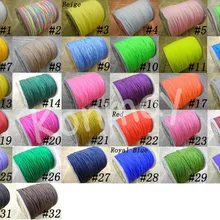 Доступно 31 цвет.- Эко 1,0 мм китайский узел шнур/Плетеный Макраме Нейлон бисер шнур лучше всего для Шамбала браслет(350 ярдов/рулон)- BCA