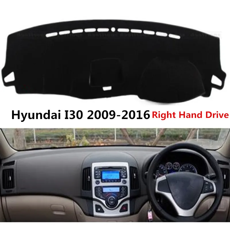 TAIJS Polyester Fiber Right hand drive Car dashboard covers Mat for