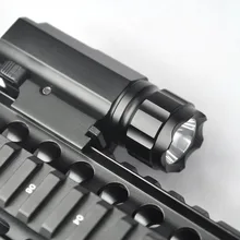 200 светодиот сree lumens фонарик для тактического пистолета факел пистолет оружие, фонарик лампа с креплением для Пеший Туризм Кемпинг Охота