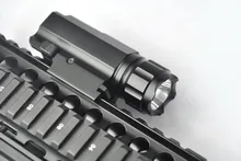 200 Lumens CREE LED Tactical Gun Flashlight Torch Pistol Handgun Weapon Torch Light Lamp with Mount