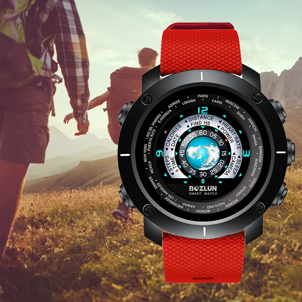 

BOZLUN 2018 Smart Watch Men Women Pedometer Health Heart Rate Monitor Multifunction Waterproof IP67 Multiple Colour Wristwatches