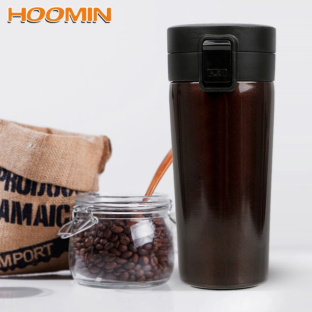 HOOMIN Mini Vacuum Cup Seal Stainless Steel Coffee Thermos Mug Tumbler