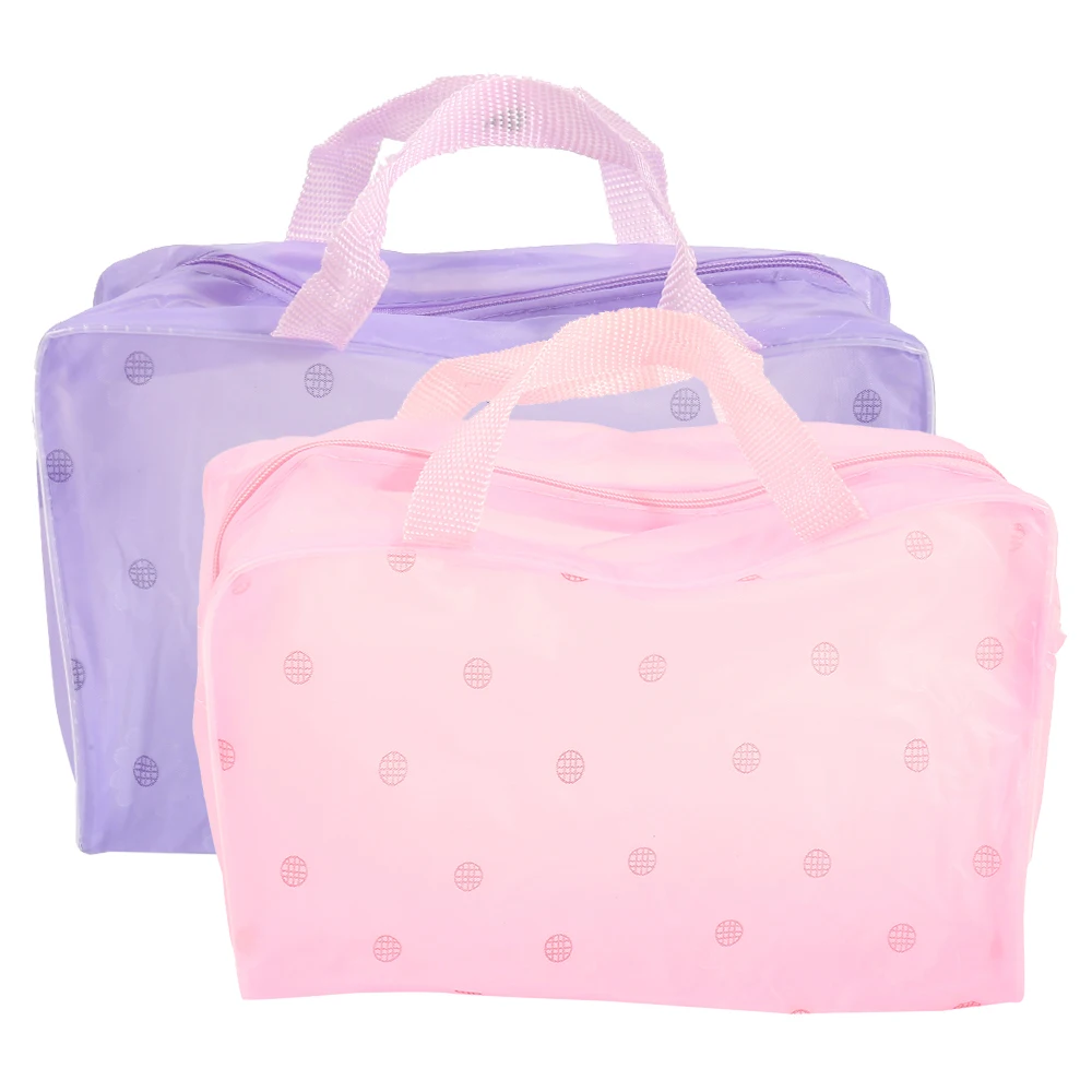 

Floral Print Transparent Waterproof Makeup Make up Cosmetic Bag Travel Wash Toothbrush Pouch Toiletry Organizer Bag Tools Sac