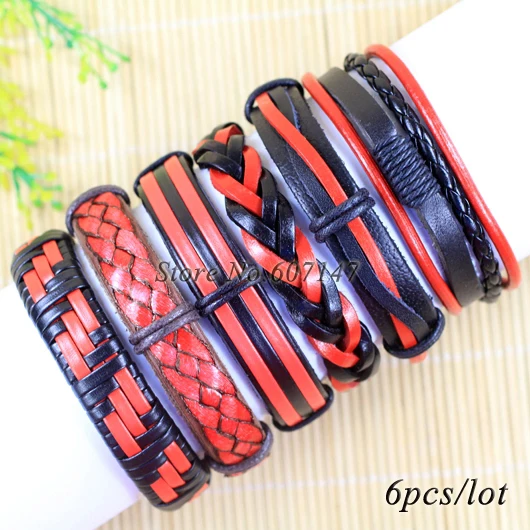 

Genuine Men leather bracelets wholesale(6pcs/lot) women charm ethnic tribal wrap hemp handmade bangle jewelry free shipping -S51