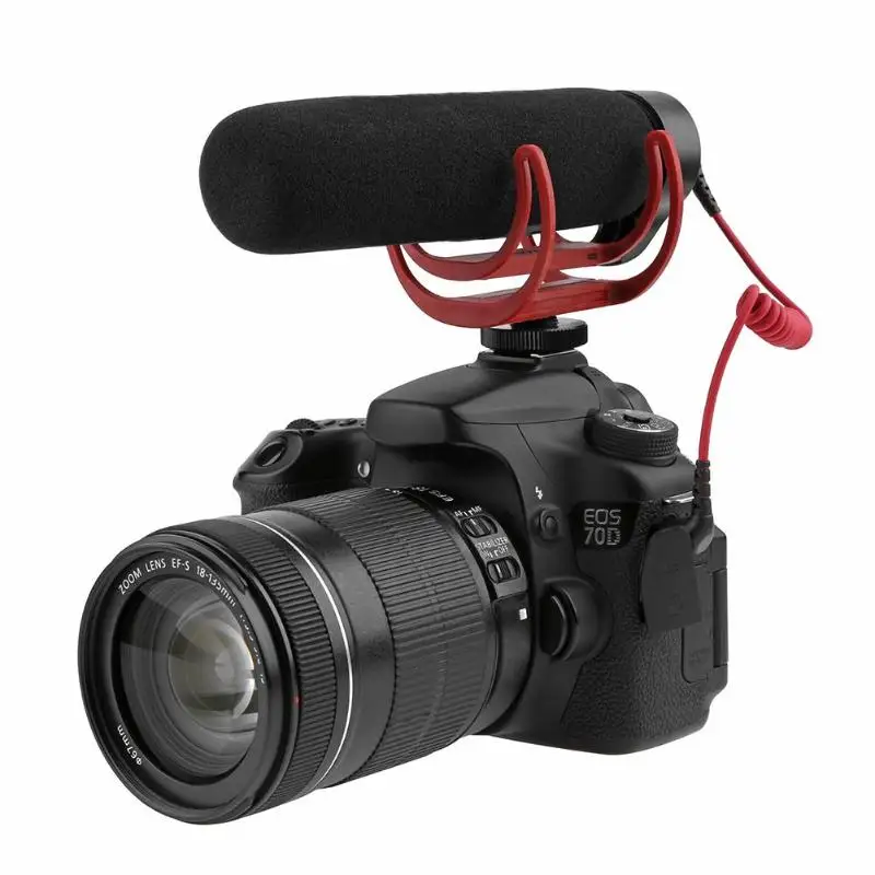 

VideoMic GO Condenser Shotgun Microphone Video Interview Reporting Conference Cardioid Mic for Digital DSLR Camera