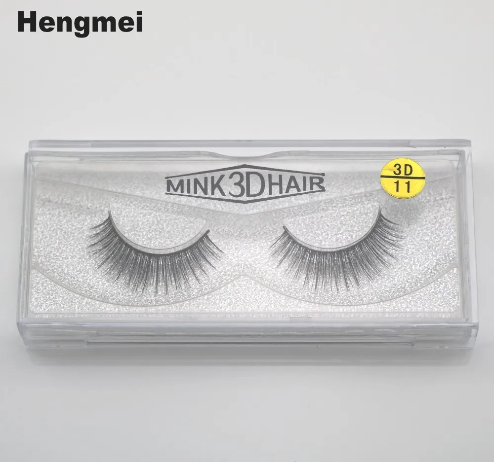 

3D False eyelash natural and thick black mink eyelash soft strip 3D fake eyelashes daily make up for female Free shipping