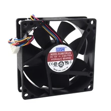 8025 8cm 80mm capacidade do vento 12v 0.5a dl08025r12u pwm inteligente ventilador de refrigeração controle de velocidade 80*80*25mm