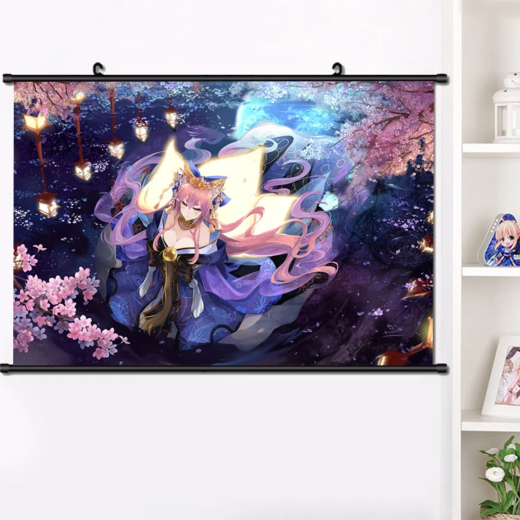 Японское аниме Манга &quotсудьба&quot/Большой заказ FGO Tamamo no Mae Косплей настенная