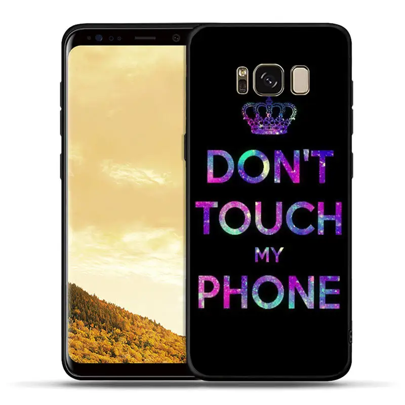 Простой чехол для телефона с надписью «большой глаз» для Samsung Galaxy S8 S9 S10 Plus S10e Note 8 S7 Edge Text Cover Fundas Coque - Цвет: H1300