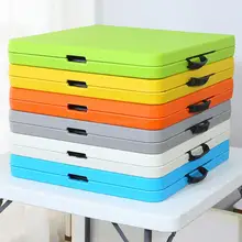 Портативный стол для барбекю на открытом воздухе, прямоугольный стол может быть поднят и опущен, складной Сверхлегкий пластиковый стол для пикника