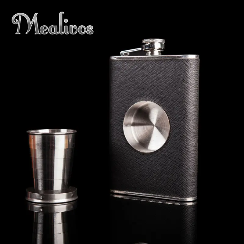 

Hot Sale personality SHOT Flask 1pc 8 oz Food Grade Stainless Steel Hip Flask drinkware Alcohol Liquor Whiskey Bottle gifts