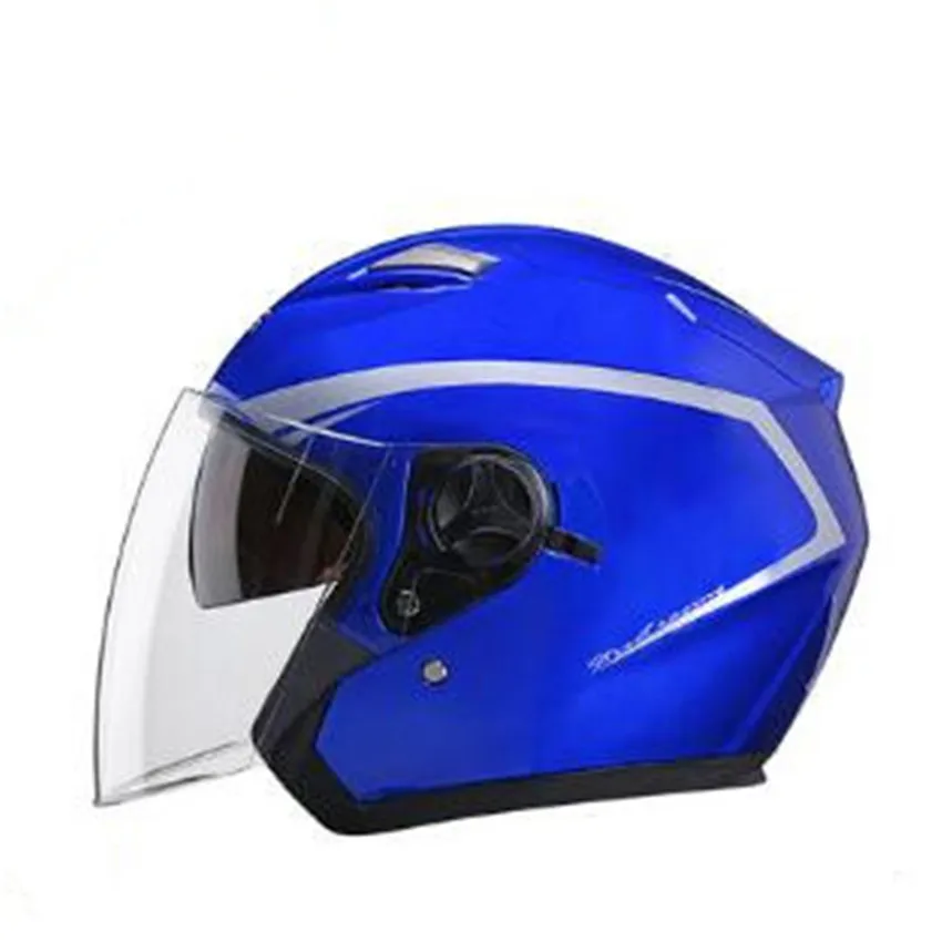 

Motorcycle Open Face Helmet DOT Approved Motorbike Moped Jet Bobber Pilot Crash Chopper 3/4 Half Helmet with Sun Visor for Adult