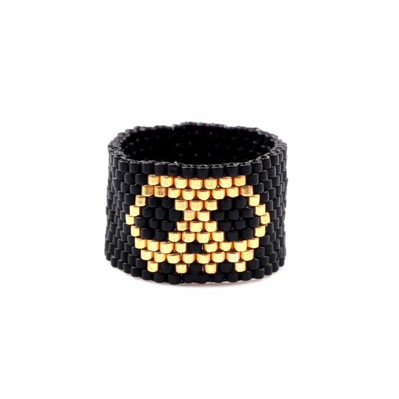 Женское кольцо с цветным цветком этническое ручной работы в стиле панк со