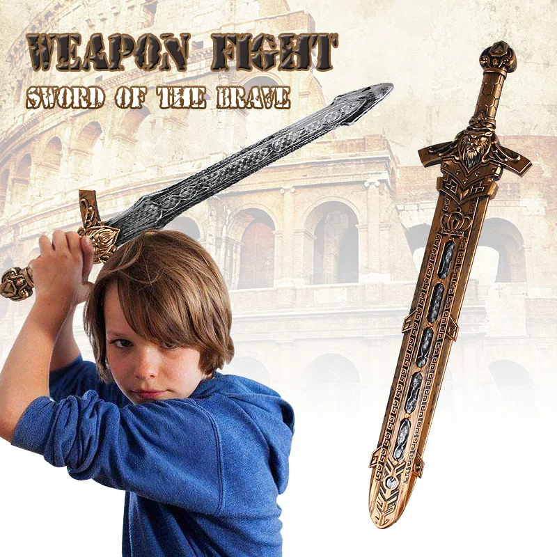 Бронзовое оружие имитация лук меч креативная модель детские игрушки оружие косплей меч рыцарь 1555