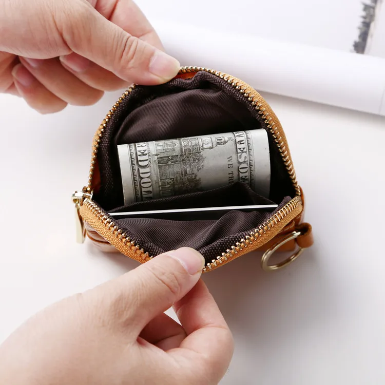 CICICUFF новейший мини-кошелек для женщин из натуральной кожи на молнии, кошелек для монет, органайзер для монет, дизайнерский кошелек для детей