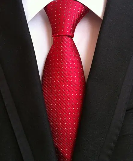 Желтый фиолетовый зеленый красный синий белый мужской деловой галстук формальный полосатый 8 см жаккард Свадебный галстук узкий классический галстук - Цвет: LUC-55