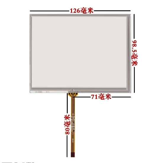 Новый 5 6 дюймовый 126 мм * 100 сенсорный экран для TM056KDH01 AT056TN53 V.1 промышленный