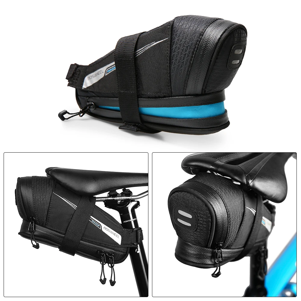 Roswheel Racek Series Bicycle Tail Bag Bike Saddle Bags Cycling Riding Equipment