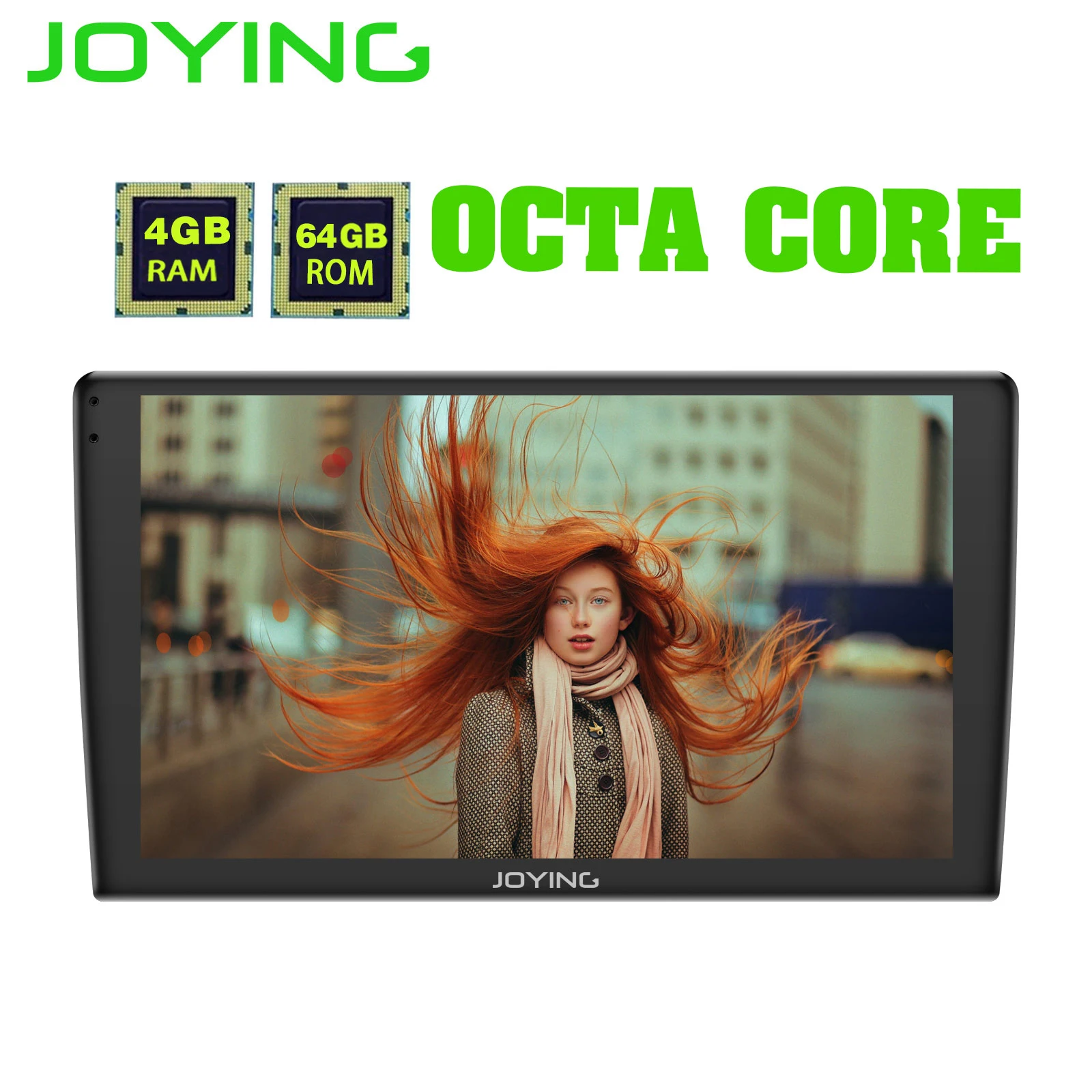 JOYING 9 &quot2.5D IPS 1 din 4 + 64 ГБ Android 8 автомобильный радиоплеер стерео головное устройство