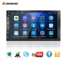 TOPSOURCE Car Multimedia Player Car Radio 7inch Universal 2 Din Android Car DVD Player GPS 1G/16G NAVIGATION For VW Nissan TOPSOURCE Car Multimedia Player Car Radio 7inch Universal 2 Din Android Car DVD Player GPS 1G/16G NAVIGATION For VW Nissan