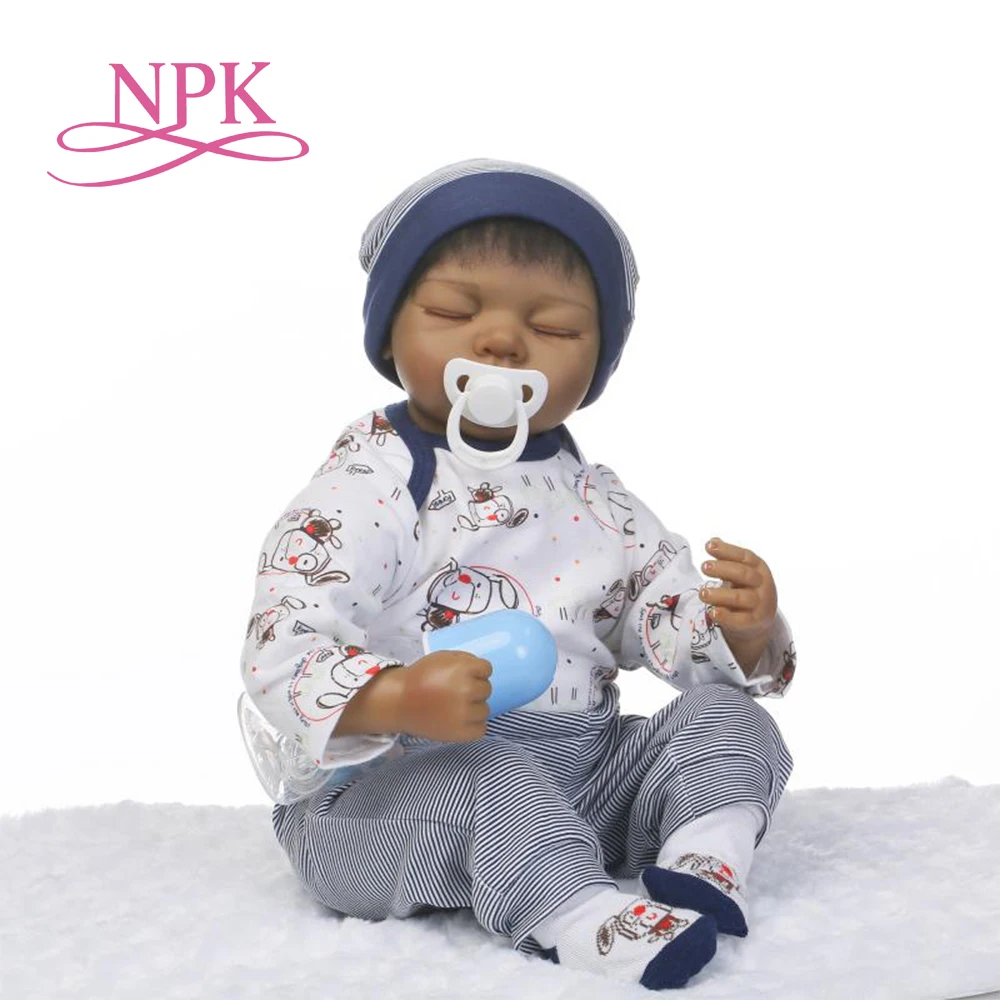 NPK 22 &quotбразильские имплантированные волосы Спящий ребенок моделирование Bonecas bebe