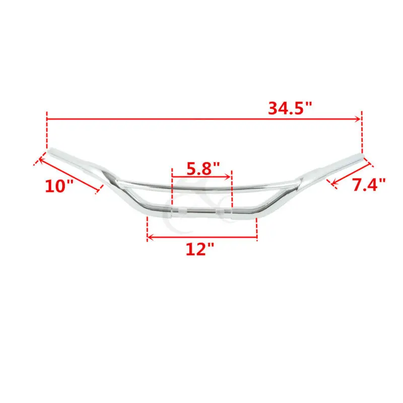 

1-1/4" Fat Hollywood Ape Handlebar For Harley Fat Boy Heritage Softail Sportster XL1200 Dyna FXDB FXDWG FLSTC FLSTFB Forty Eight