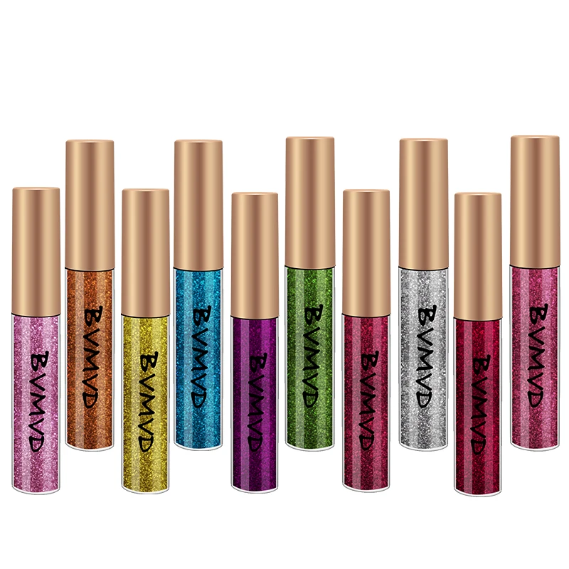 Makeup Eyeliner Liquid Long Lasting Waterproof Shimmer Eyeshadow Golden White Shining Delineador Glitter Eye Liner Cosmetics |