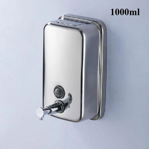 Liquid Soap Dispensers 1000ML Wall Mounted Stainless Steel Soap