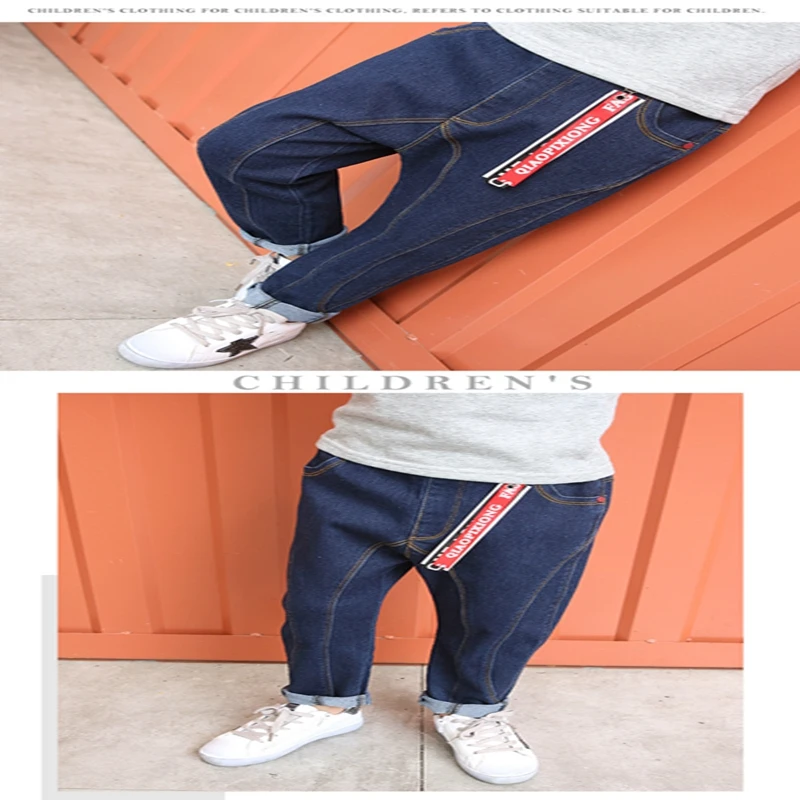 Baby Boys and childrens jeans Pants clothes In the spring and autumn South Korean style Radish jeans Stylish kids Clothing LRZLYX-A3 (8)