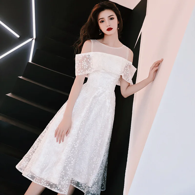 2019 Новое Белое стильное тонкое сексуальное платье высокого качества свадебное платье улучшенное Ципао китайское платье Размер s-xxl
