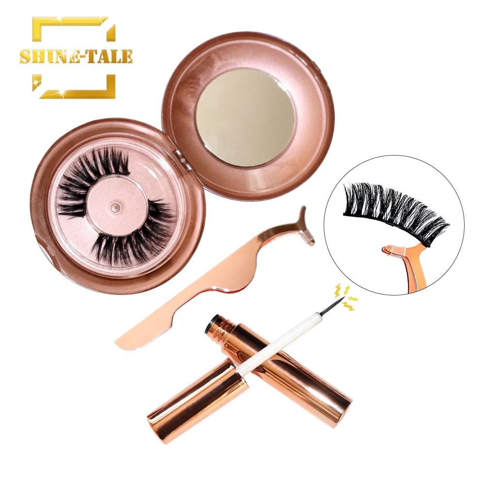 

Shine-Tale Magnetic Eyeliner With 3D Nature Magnetic Eyelash Kit Synthetic Fiber False Eyelashes Eyeliner Magnet synthet eyelash