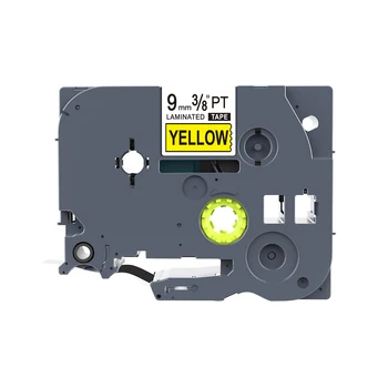 

3pcs/lot TZe-621 TZ-621 Label Tape Compatible for Brother Black on Yellow 9mm x 8M suitable for Brother P-Touch 1000 1010 1090