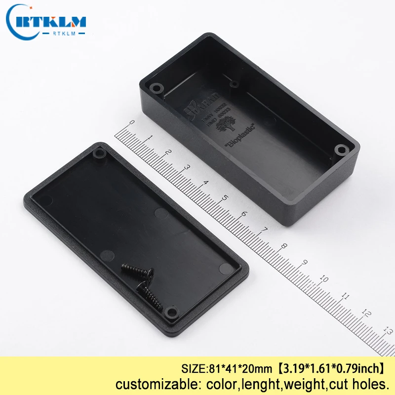 ABS junction box IP54 plastic project case plastic enclosure for wire connectors box diy design small electric box 81*41*20mm