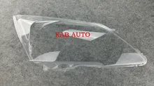 Farol dianteiro de vidro transparente abajur abajur PC Anti rachaduras para Honda CRV 07-11 2 pcs