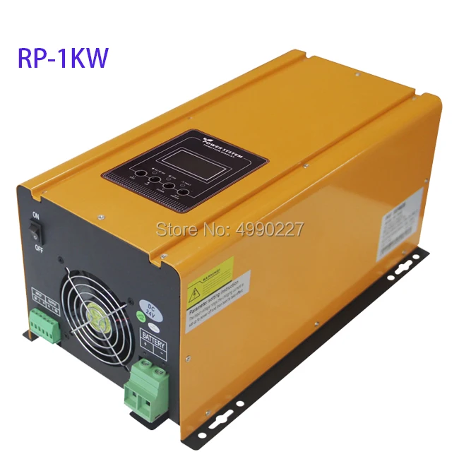 

DC 12V 1KW/1000W Surge Power 3KW pure sine wave off grid inverter LCD display AC battery charger UPS function can Wall mounted