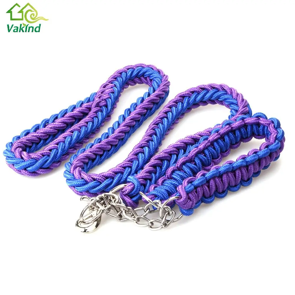 rope collar for leash for big collar rope for large leashes pet traction rope collar set rope collar for leash for big collar rope for large leashes pet traction rope collar set