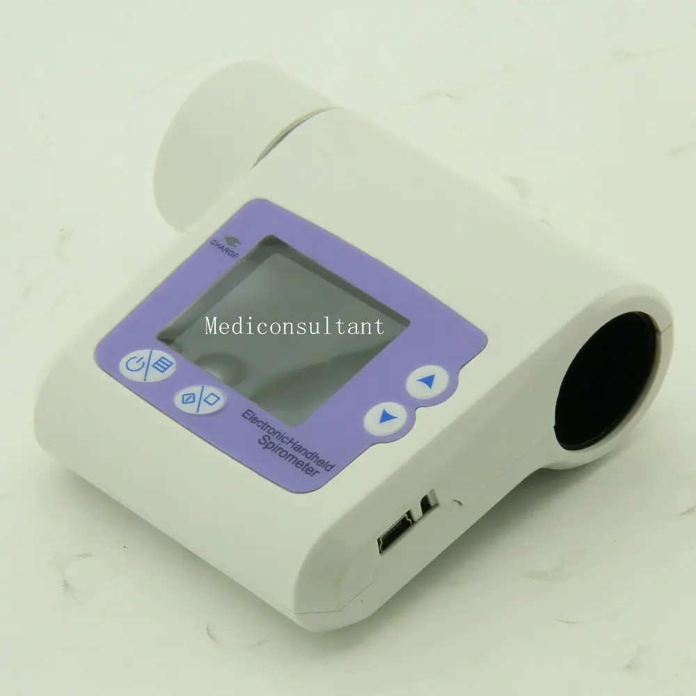 CE Contec VC Lung Volume SP10 Electronic Digital Spirometer Machine PEF