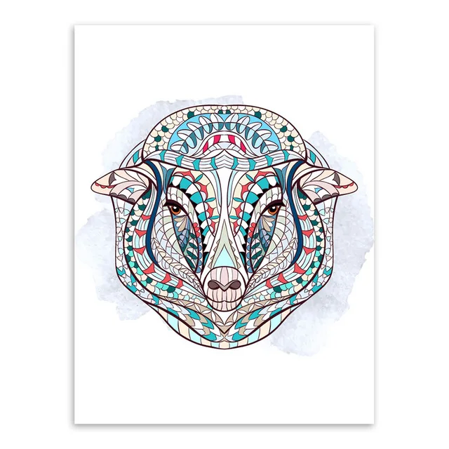 Ancient-African-National-Totem-Deer-Lion-Animals-Head-Art-Prints-Poster-Wall-Picture-Canvas-Painting-No.jpg_640x640 (14)