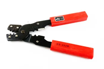 

Free shipping HS-202B Multifunctional line pressing clamp the cold press clamp wiring terminal cutters crimping pliers
