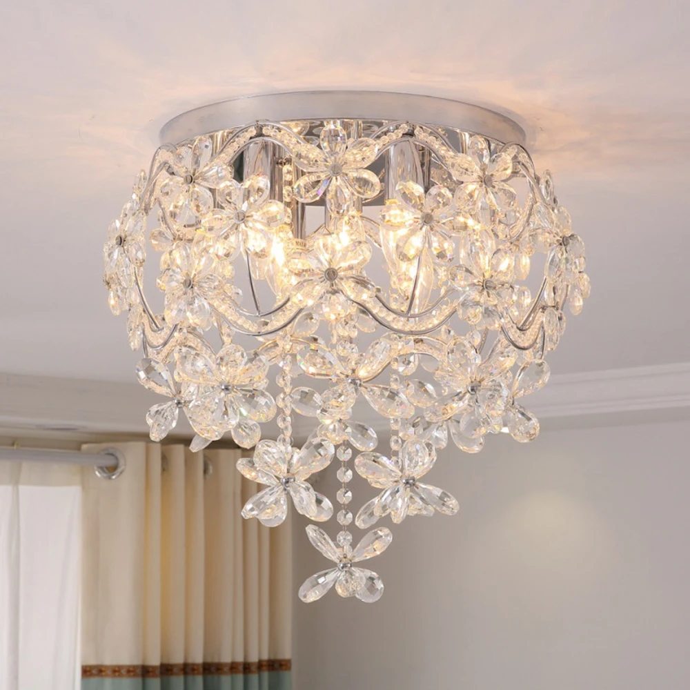 

Bigman crystal ceiling lights modern ceiling lamp AC110V 220v lustre LED plafonnier living room bedroom light