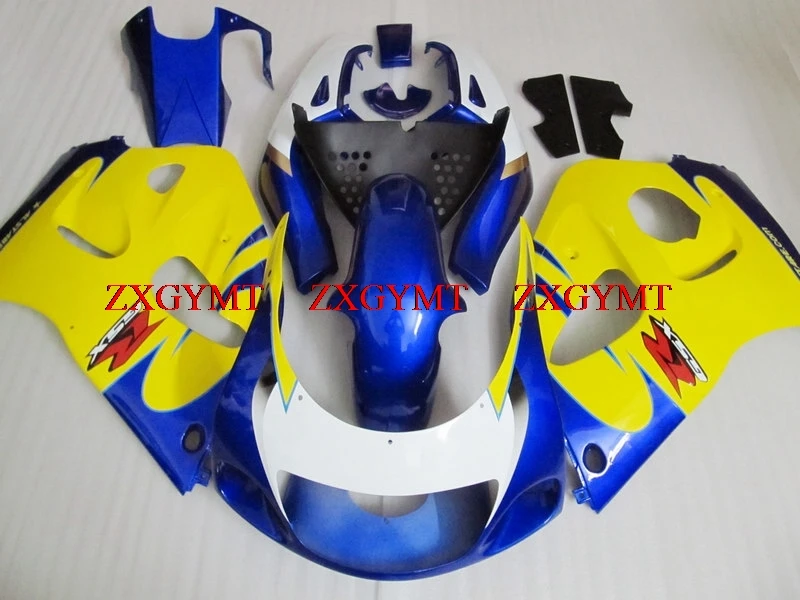 

Motorcycle Fairing for GSX-R750 1996 - 2000 Fairing GSX R 750 1998 Yellow White Blue Fairings GSX R 600 1996