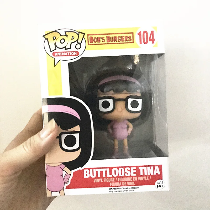 

Official Funko pop Animation: Bob's Burgers - Buttloose Ti Vinyl Action Figure Collectible Model Toy with Original Box