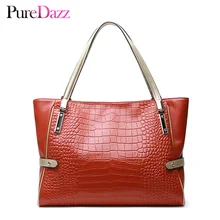 Новейшая сумка из натуральной кожи для женщин из крокодиловой кожи Большая вместительная сумка-тоут брендовая дизайнерская сумка на плечо из натуральной кожи