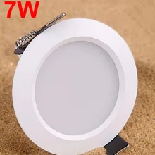 Встраиваемый светодиодный прожектор 7 Вт AC85-265V потолочный светильник Светодиодный точечный светильник алюминиевый материал Светодиодный светильник для украшения дома